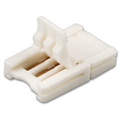 Clip-connector (max. 5A) for 3-pole IP20 LED strips (with 1cm width and pitch >0.8cm)