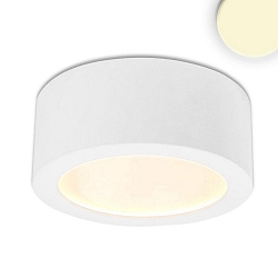 LED surface mount luminaire LUNA, IP20, indirect lightbeam, not dimmable, white, 8W 2700K 300lm 120°, white