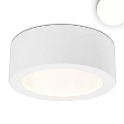 LED surface mount luminaire LUNA, IP20, indirect lightbeam, not dimmable, white, 12W 4000K 650lm 120°