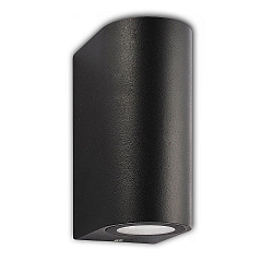 Outdoor wall luminaire SIARA Up&Down, IP54, 2x GU10, excl. lamps, black