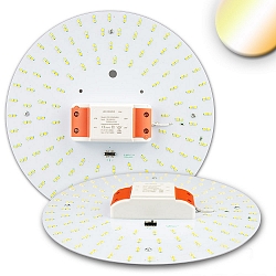 LED conversion board ColorSwitch, � 25cm, 230V AC, 25W 2600|3100|4000K 3200lm 120�, incl. magnet + pre-installed transformer