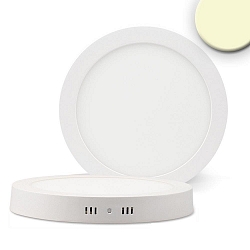 LED ceiling luminaire, IP20, round, Ø 30cm, 24W 3000K 1850lm, dimmable, white