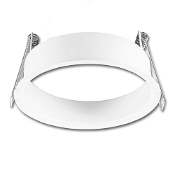 Round extension ring for recessed spot Sys-68, set back , matt white