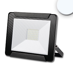 LED floodlight 30W, cool white, black, IP65, rotatable and swivelling, 6500K 2400lm 120�