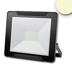 Outdoor LED floodlight 50W, warm white, black, IP65, rotatable and swivelling, 3000K 4000lm 120�