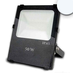Outdoor LED floodlight PRISMATIC 50W, IP66, rotatable and swivelling, anthracite, 50W 6000K 7000lm 110�