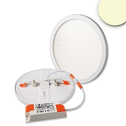 LED downlight Flex 15W, IP52, UGR<19, suitable for offices, DA 5-16cm, not dimmable, white, 15W 3000K 1300lm 120�