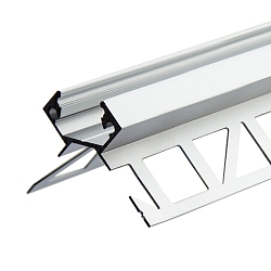 LED tile profile, outside corner, anodized aluminium, 200cm