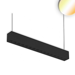 LED surface mount / hanging lamp Linear Raster 20W, stackable, 60.4cm, ColorSwitch 3000|3500|4000K, 2000lm 100�, black