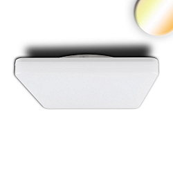 Outdoor LED ceiling / wall luminaire ColorSwitch, IP54, 32.8 x 32.8cm, 24W 3000K|4000K 2700lm 120�, white, without sensor
