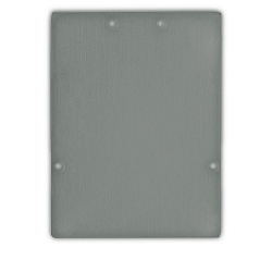 Accessory for profile LAMP40 - aluminium endcap EC74 (2 pc.), incl. screws, silver