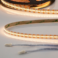LED CRI925 MiniAMP Flex strip, 12V, 6W, 2500K, both sided 30cm cable with male plug