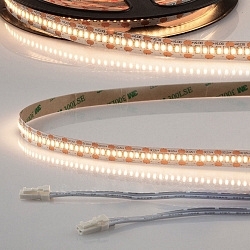 LED CRI930 MiniAMP Flex strip, 12V, 6W, 3000K, both sided 30cm cable with male plug