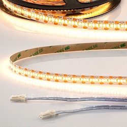 LED CRI930 MiniAMP Flex strip, 12V, 12W, 3000K, both sided 30cm cable with male plug