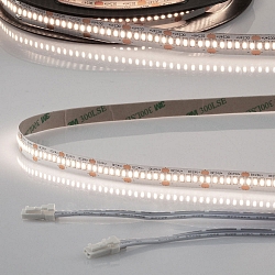 LED CRI940 MiniAMP Flex strip, 24V, 6W, 4000K, both sided 30cm cable with male plug