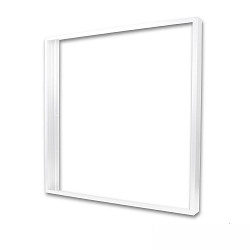 Accessory for LED panel - surface mounting frame, aluminium, white RAL 9016