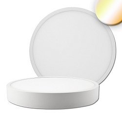 LED ceiling luminaire PRO,round, � 30cm, suitable for offices, 30W, ColorSwitch 2700|3000|4000K, dimmable, white