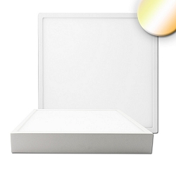 LED ceiling luminaire PRO, angular, 30x30cm, suitable for offices, 30W, ColorSwitch 2700|3000|4000K, dimmable, white