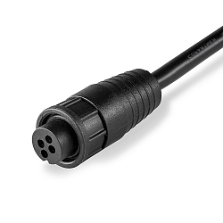 connection cable 4-pole, white