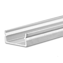 LED surface mount profile PURE14 S, aluminium, 200cm, black RAL 9005