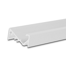 LED surface mount profile FURNIT6 S for furniture mounting, 42� tilted, aluminium, 200cm