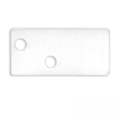 Accessory for profile FURNIT6 D / S - aluminium endcap EC95, incl. screws