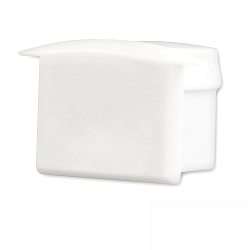 Accessory for profile DIVE12 - endcap (1 pc.), EC7W, white, closed