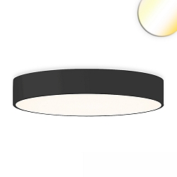 wall and ceiling luminaire DN800 round, CCT Switch IP20, black dimmable