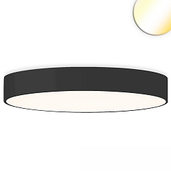 wall and ceiling luminaire DN1000 round, CCT Switch IP20, black dimmable