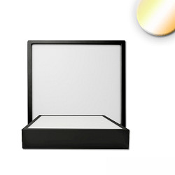 ceiling luminaire PRO 120MM square, CCT Switch IP20, black dimmable
