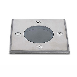 floor recessed luminaire IP67, silver