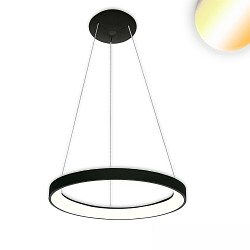 hanging luminaire ORBIT 480 CCT Switch IP20, black dimmable
