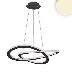 hanging luminaire DESIGN 600 IP20, black dimmable