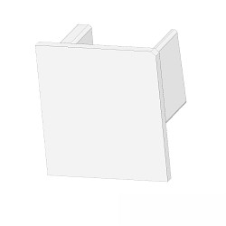 end cap EC220 UP10, white