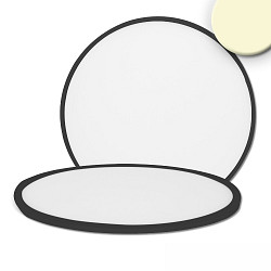 ceiling luminaire SLIM420 up / down, round IP44, black 