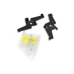 mounting spring TRACK48 SURFACE (FLAT) / RECESSED set of 2, black