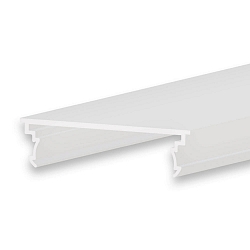 accessories profile cover COVER62 OPAL+ (LAMP40), opal 300cm