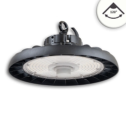 hall spot FL2 POWERSWITCH DIM / 120-150-200W / 120� impact resistant, multipower IP65, black dimmable