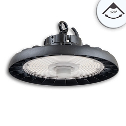 hall spot FL2 POWERSWITCH DIM / 120-150-200W / 120� impact resistant, multipower IP65, black dimmable