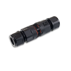 cable connector IP68, 6.5-11MM / 0.75-2.5MM�, 250V 16A 3-pole, black