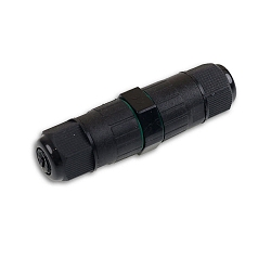 cable connector IP68, 6.5-11MM / 0.75-2.5MM�, 250V 16A 2-pole, black