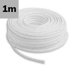 cable PVC COATED - 2X0,75MM� H05VV-F -BY THE METER, black