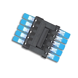 connector plug 0.5-2.5MM�, MAX. 250V/10A 5-pole, black
