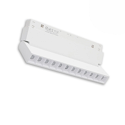track spot TRACK48 GRID TRACKLIGHT 22CM (DALI) swivelling, DALI controllable, with grid, magnetic mounting IP20, white dimmable