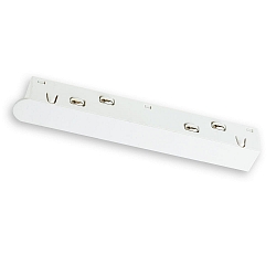 direct connector TRACK48 - LINEAR-MINI rigid, electric, 4-pole, universal, white