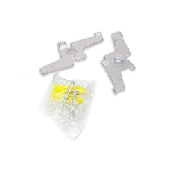 mounting bracket TRACK48 SURFACE (FLAT) / RECESSED set of 2, white