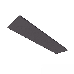 ACUOSTIC ABSORBER H25 / 32 X 150CM, anthracite