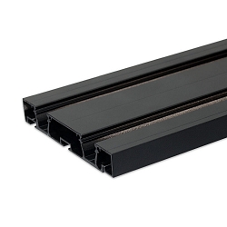 curtain rail CURTAIN 10 DOUBLE 1-fold, black