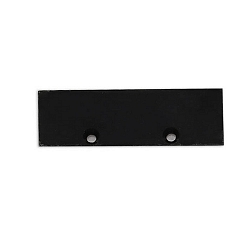 end cap EC126 CURTAIN 10 ONE 2 pcs., black