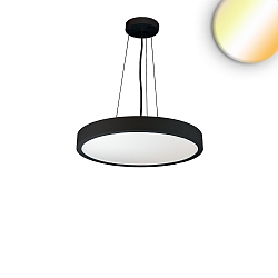 hanging luminaire DN400 up / down IP44, black dimmable